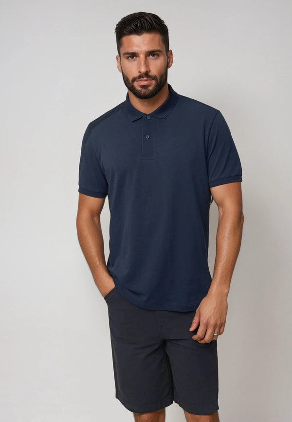 COASTER | Nachhaltiges, leichtes Herren-Poloshirt mit schmalem Schnitt