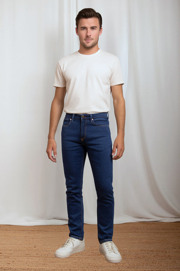 BENNY | Nachhaltige Slim Fit Herrenjeans aus Bio-Denim in Dark Wash