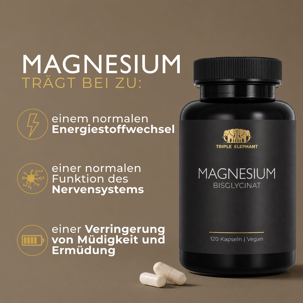 Magnesium Bisglycinat, 120 Kapseln