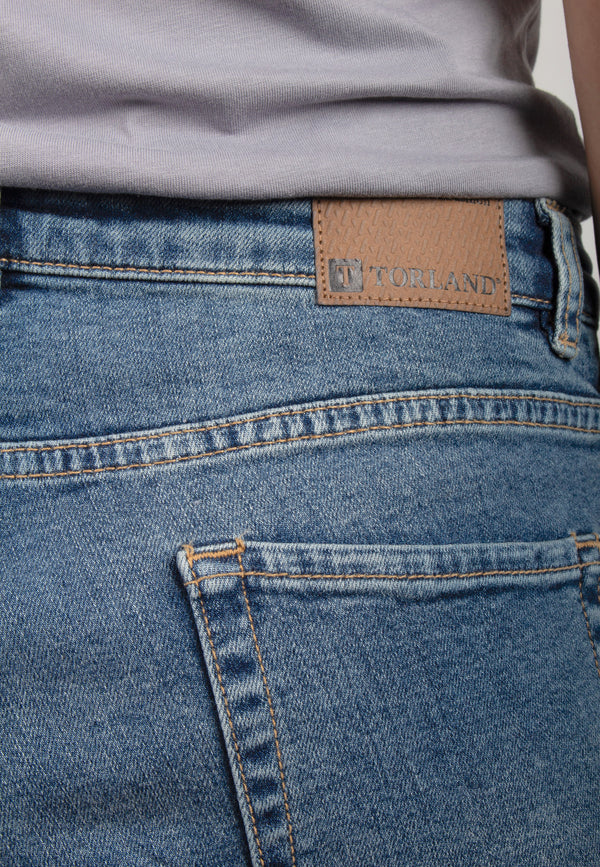 JOAN | Nachhaltige Straight Fit Damenjeans aus Bio-Denim in Mid Indigo