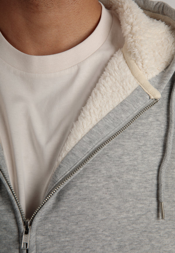 HYGGER SHERPA | Unisex Zip-Hoodie mit Sherpa-Innenfutter