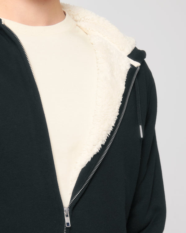 HYGGER SHERPA | Unisex Zip-Hoodie mit Sherpa-Innenfutter
