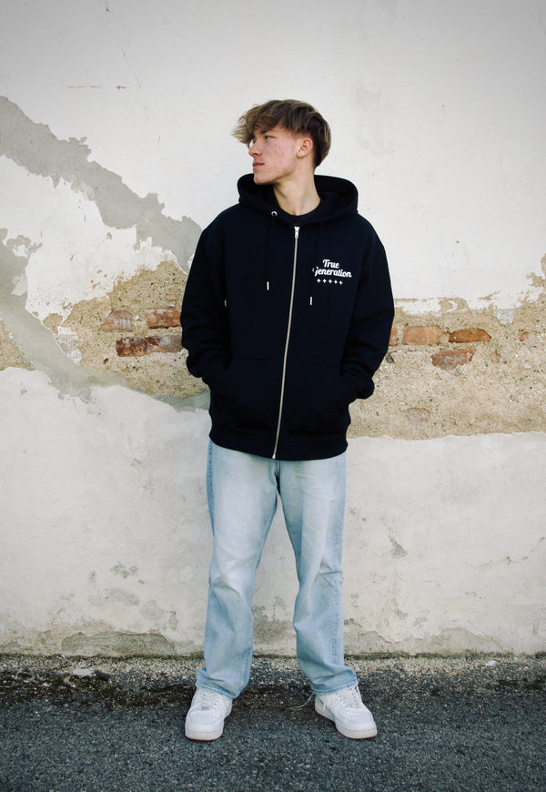 LOCKER HEAVY | Oversize Unisex Zip-Hoodie aus Bio-Baumwolle