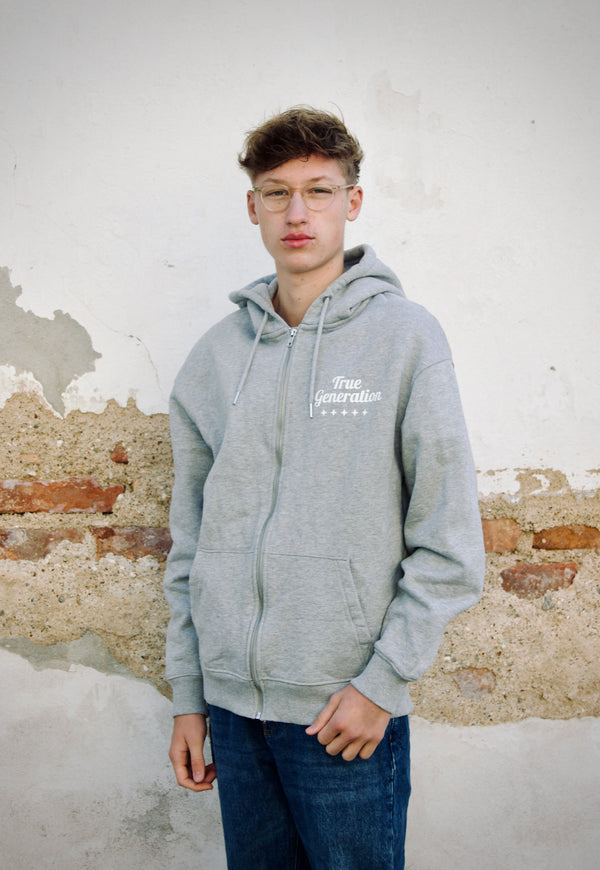 LOCKER HEAVY | Oversize Unisex Zip-Hoodie aus Bio-Baumwolle