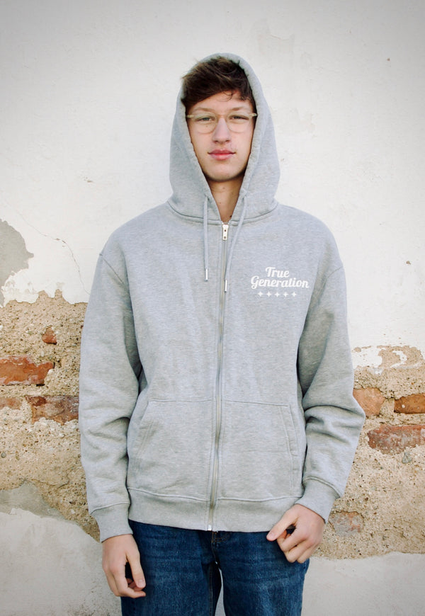 LOCKER HEAVY | Oversize Unisex Zip-Hoodie aus Bio-Baumwolle
