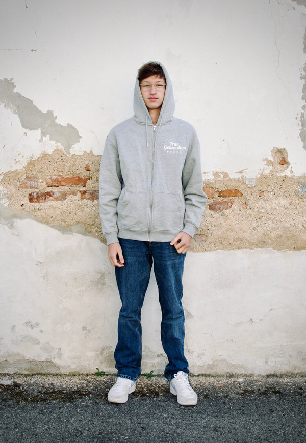 LOCKER HEAVY | Oversize Unisex Zip-Hoodie aus Bio-Baumwolle