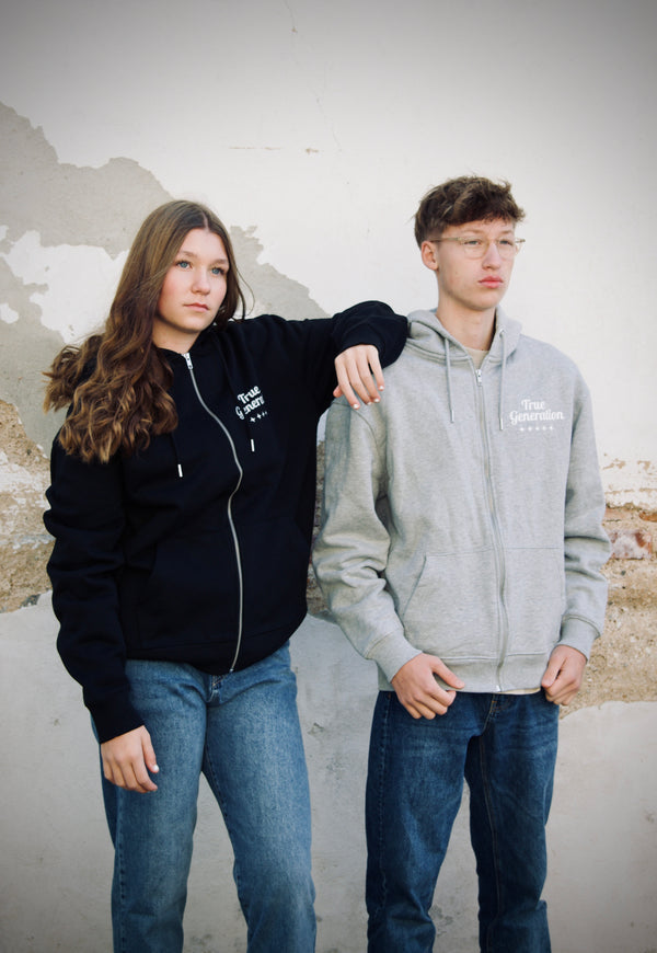 LOCKER HEAVY | Oversize Unisex Zip-Hoodie aus Bio-Baumwolle