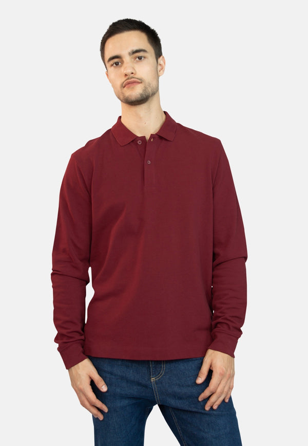 PREPSTER | Nachhaltiges Unisex Polo-Langarmshirt aus 100% Bio-Baumwolle
