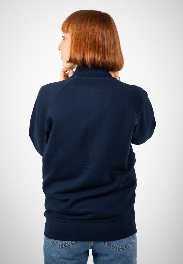 TRAILER | Sustainable sweatshirt jacket made from organic cotton