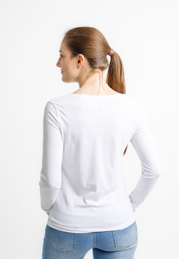 LANIA | Sustainable long sleeve for women made from 100% organic cotton